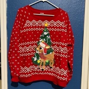 Rudolph ugly sweater